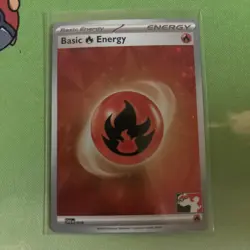 Fire Energy - SVE 010 - Play! Pokemon Series 6 7 - Cosmo Holo - Image 1
