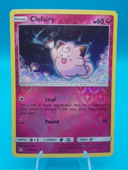 Clefairy 38/68 Hidden Fates Reverse Pokemon TCG Holo Near Mint/Mint - Image 1