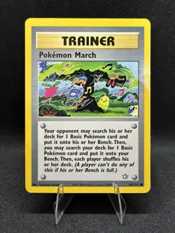 Pokemon March 102/111 Neo Genesis Trainer - Image 1
