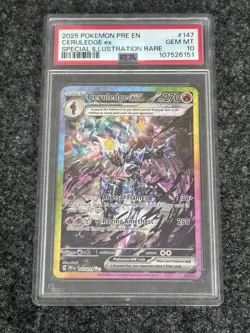 Pokemon 2025 Ceruledge ex 147/131 Tera SIR Prismatic Evolutions GEM MINT PSA 10 - Image 1