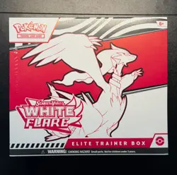Pokemon Scarlet & Violet White Flare Elite Trainer Box ETB New Sealed - Image 1