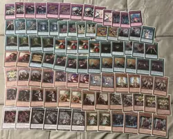 2 YuGiOh Noble Knights of the Round Table NKRT Platinum Deck No box or play mat - Image 1