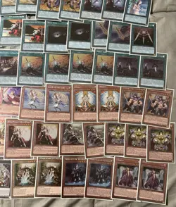 2 YuGiOh Noble Knights of the Round Table NKRT Platinum Deck No box or play mat - Image 3