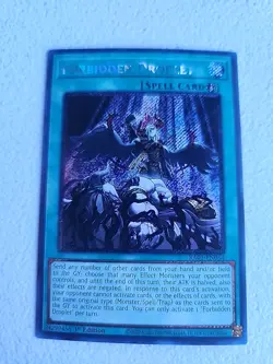 Yugioh Forbidden Droplet (Platinum Secret Rare) RA01-EN064 1st Edition #Y182 - Image 1