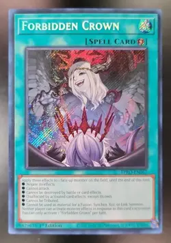 2026 Yu-Gi-Oh! Gaming Burst Protocol Forbidden Crown Secret Rare #BPRO-EN067 - Image 1