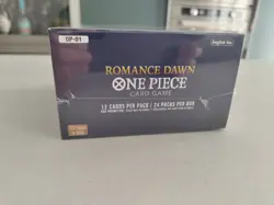 Box One Piece OP 01 Romance Dawn BLUE BOTTOM New Sealed FIRST WAVE 1st Print ENG - Image 5