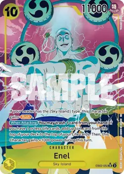 Enel EB02-052 | Anime 25th Collection Alt Art Foil NM One Piece - Image 1