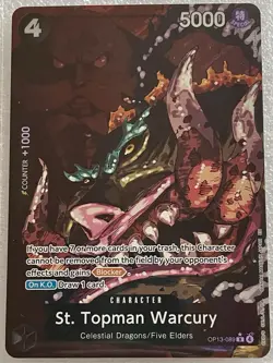 One Piece OP13-089 St. Topman Warcury AA - Image 1