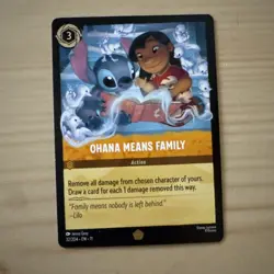 Disney Lorcana TCG Ohana Means Family 32/204 Winterspell Non Foil - Image 1