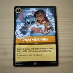 Disney Lorcana TCG Ohana Means Family 32/204 Winterspell Non Foil - Image 2