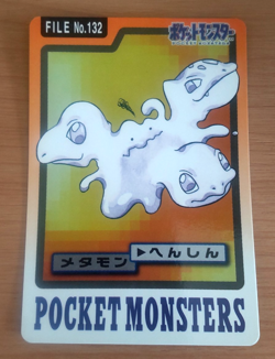 Pokemon Card Japanese Carddass Ditto 1997 vintage from Japan - Image 1