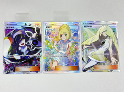 Pokemon TCG S- Chinese Lillie & Lusamine Alt Set of 3 Holo Rare NM - Image 1
