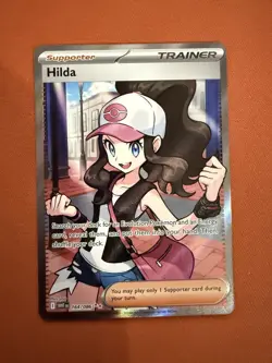 Hilda 164/086 Full Art Ultra Rare White Flare Pokemon TCG Trainer Card - Image 1