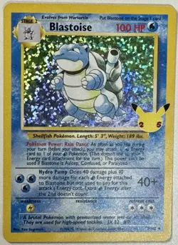 Blastoise 2/102 - Pokemon TCG - Celebrations 25th Anniversary Holo NM/M - Image 1