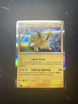 Pokemon 151 Flareon Vaporeon Jolteon Holo Rare Evolution Line English Near Mint - Image 3