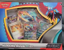Pokemon TCG Roaring Moon ex Box Factory Sealed Display with 4 Booster Packs - Image 2