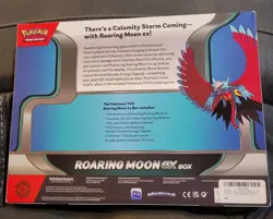 Pokemon TCG Roaring Moon ex Box Factory Sealed Display with 4 Booster Packs - Image 3