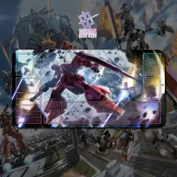 Playmat MSN-04 Sazabi Gundam Card Game - Image 1