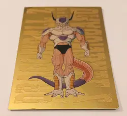 FRIEZA 1999 DRAGONBALL Z Gold Foil Card #G-9 EXC. VINTAGE DBZ 🔥 🔥 - Image 2