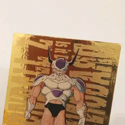 FRIEZA 1999 DRAGONBALL Z Gold Foil Card #G-9 EXC. VINTAGE DBZ 🔥 🔥 - Image 5