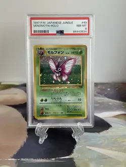 Pokemon Card Venomoth - Japanese Jungle Set No. 49 - PSA 8 NM-MT Holo - Image 1