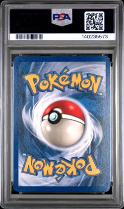 1999 POKEMON FOSSIL #4 DRAGONITE-HOLO PSA 7 - Image 2