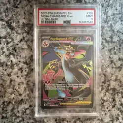 Pokemon Mega Charizard X Ex 109/094 Phantasmal Flames Ultra Rare Holo PSA 9 - Image 1