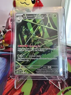Pokemon TCG Team Rocket's Spidops 187/182 Illustration Rare Destined Rivals Holo - Image 1