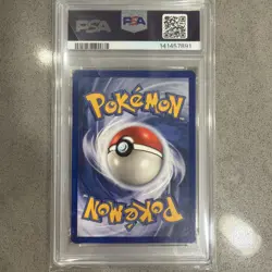 1999 Pokemon Fossil Gengar #5 Holo PSA 7 NM - Image 2