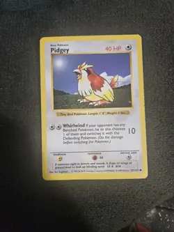 Pidgey 57/102 Shadowless - 1999 Base Set Pokemon Card - HP - Image 1