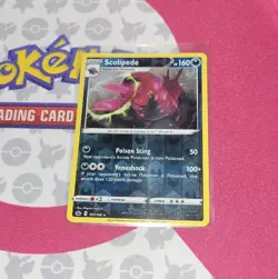 Pokemon TCG Scolipede Chilling Reign 107/198 Reverse Holo Rare - Image 1
