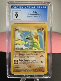 LOW POP! Onix 03/18 Pokemon Southern Islands Promo Series - CGC 9 MINT - Image 2