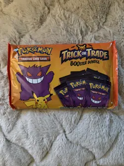 Nintendo Pokemon TCG BOOster Trick Or Trade Trading Card Game - 120 Cards 820650850783 - Image 1