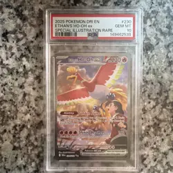 Pokemon TCG Ethan's Ho-Oh ex 230/182 Destined Rivals PSA 10 Special Illustratio… - Image 1