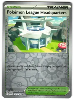 Pokemon League Headquarters 192/197 Reverse Holo SV03: Obsidian Flames Pokemon T - Image 1