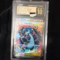 Pokemon Mega Charizard X ex CGC Pristine 10 Mega Dream ex Mega Attack Rare Holo… - Image 1