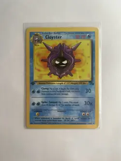 # Pokemon Vintage Fossil Cloyster 32/62 1st Edition WoTC 1999 Near Mint NM - Image 3