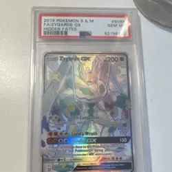 Pokemon Zygarde GX SV65/SV94 Hidden Fates Shiny Vault Full Art Holo PSA 10 - Image 1