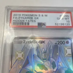 Pokemon Zygarde GX SV65/SV94 Hidden Fates Shiny Vault Full Art Holo PSA 10 - Image 2