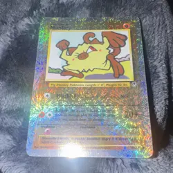 Pokemon Mankey Legendary Collection Reverse Holo Common 81/110 Basic 40 HP - Image 1