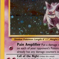 ✨ PSA 6 EX/MINT 🌀 SWIRL ✨ SABRINA'S GENGAR #14 2000 POKEMON GYM HEROES HOLO - Image 2