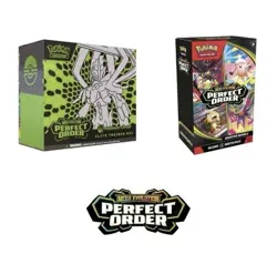 Pokemon Center Perfect Order ETB + Booster Bundle - Image 1