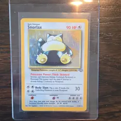 Pokemon Snorlax 11/64 Jungle Holo Rare Unlimited 1999 Basic 90 HP - Image 1
