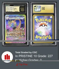 CGC 10 PRISTINE Japanese Pokemon 2024 Alolan Exeggutor ex 089/064 Paradise SV7a - Image 3