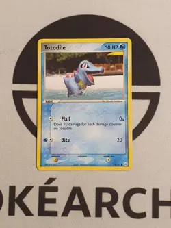 Pokemon Karte Karnimani 79/101 EX HIDDEN LEGEND Set 2004 Pokemon NM Totodile - Image 1