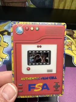 ARMORED MEWTWO Feet AUTHENTIC 35MM FILM FRAME CELL FROM POKEMON= THE MOVIE 2000 - Image 1