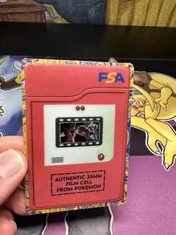 ARMORED MEWTWO Feet AUTHENTIC 35MM FILM FRAME CELL FROM POKEMON= THE MOVIE 2000 - Image 2