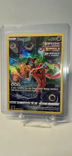 Pokemon Crown Zenith – Deoxys GG12/GG70 – Galarian Gallery Full Art Holo – NM - Image 1