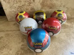 1 Costco Pokemon TCG Pokeball Tin with 3 Booster Packs- Random Ball - Image 2