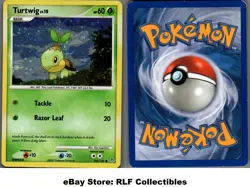 2007 Pokemon, Diamond & Pearl Promos, #103/130 Turtwig, Cosmos Holo Common - Image 1